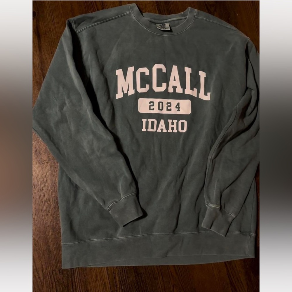 McCall Idaho 2024 Gray Sweater